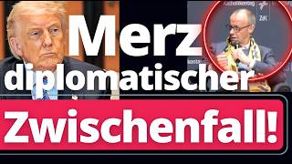 Merz verliert alle Nerven und attackiert Trump völlig grundlos!