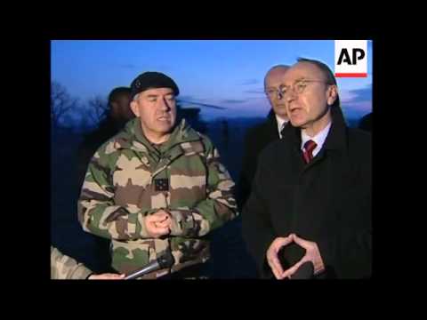 Clashes between Serb villagers and NATO troops