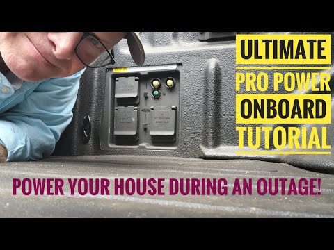 Ultimate Guide to Ford F-150 Pro Power Onboard! (How to Power Your Home During an Outage)