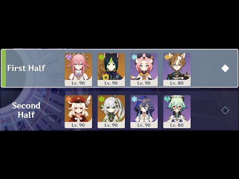 3.4 Spiral Abyss, Fluffy & Elf Ears Only - (Floor 12, 9★)