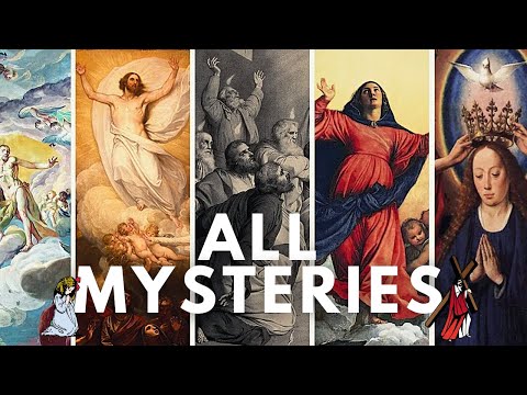???? ALL Mysteries - Joyful, Luminous, Sorrowful, Glorious | Rosary with Scripture