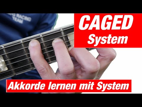 Akkorde lernen mit System | CAGED System für Dur Akkorde