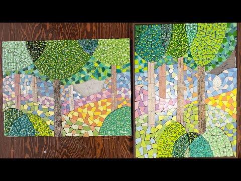 Ep. 196 WORKING ON JENNIFER'S PERSONAL LANDSCAPE MOSAIC!