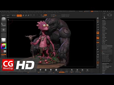 CGI 3D Tutorial HD: Posing a Character Using Transpose Master in ZBrush