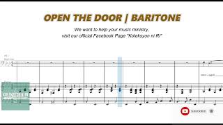 Open the Door | Baritone | Vocal Guide by Bro. Genesis Abalos