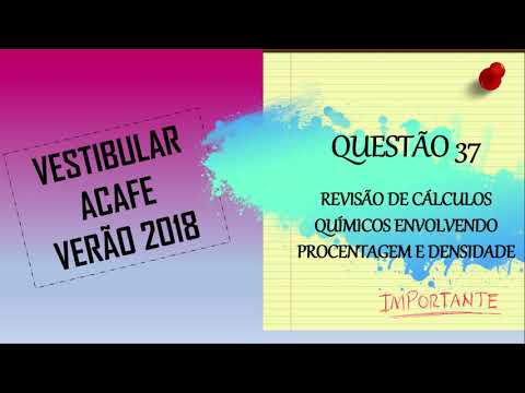 ACAFE - VERÃO 2018 - QUESTÃO 37
