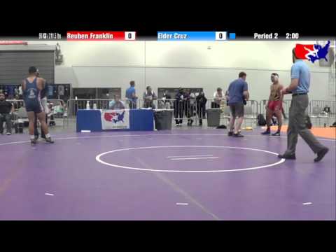 Reuben Franklin vs. Elder Cruz at 2013 Junior Nationals - FILA - FS