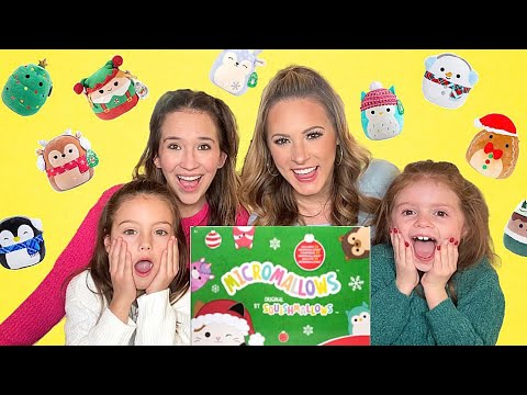 OPENING ALL THE WINDOWS OF OUR SQUISHMALLOW ADVENT CALENDAR 😱🎅🏻🧸 @agset211 @HallieOnStage114