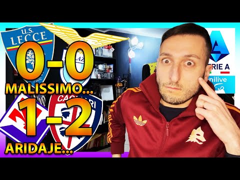 NON si REGGONO in PIEDI‼️ Lecce-Lazio 0-0 | Fiorentina-Cagliari 1-2: ci RISIAMO... 🤯