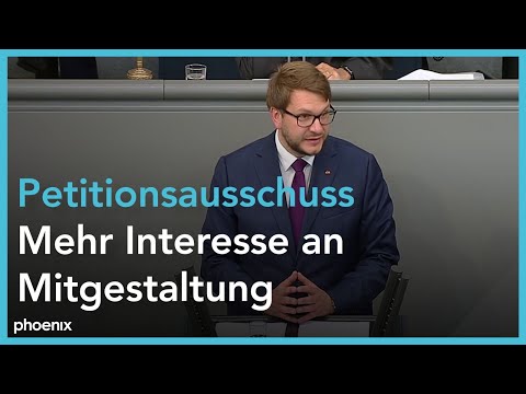 Video Thumbnail: Bundestagsdebatte: Tätigkeitsbericht des Petitionsausschusses 2019 am 10.09.20