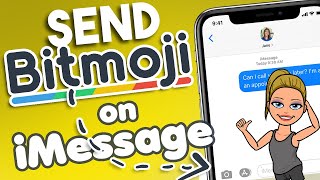 How To Add Bitmoji Stickers in iOS iMessages