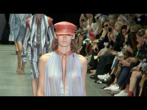 Models on the runway for the Sportmax Fashion Show in Milan