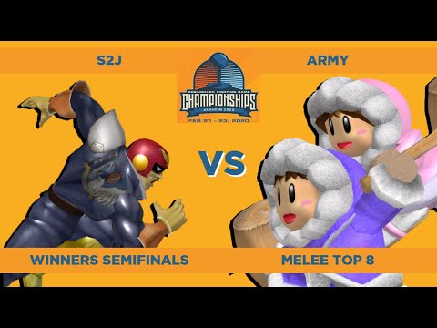 S2J (C. Falcon) vs. ARMY (ICs) - Singles Top 8: Winners Semifinals | DreamHack Anaheim 2020 SSBM