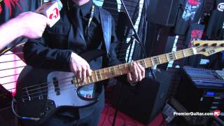 NAMM '13 - ESP Guitars Pancho Tomaselli Signature PT-4 Bass Demo