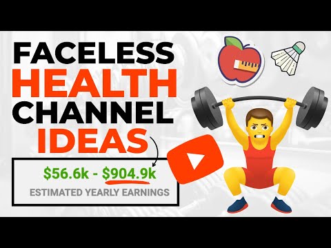 Faceless YouTube Channel Ideas (Health Niche - $2193 Per Day)