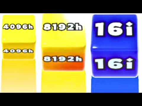 🏆Unseen Score! Jelly Run 2048 Normal Mode [4096h, 8192h, 16i] vs Jelly Tube Run 2048 16B 😎👍