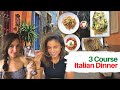 3 COURSE ITALIAN DINNER | Cook with us Sohni Ahmed & Dora Molina