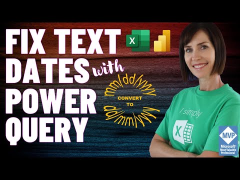 Easily Fix Dates Formatted as Text with Power Query