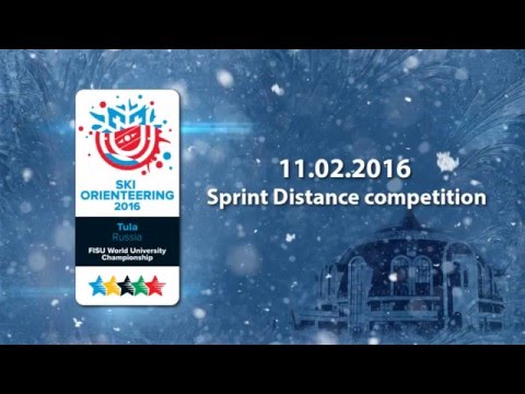 Sprint  competition - 1st World Ski Orienteering University Championship 2016 in Tula - Russia