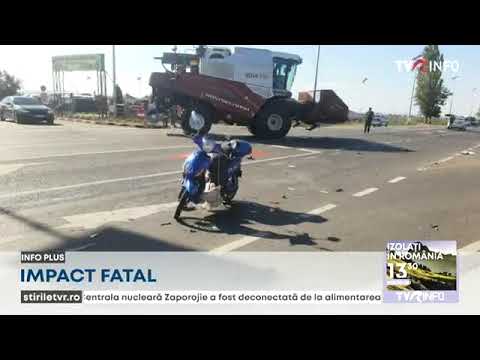 Bărbat pe moped, accidentat mortal de un tânăr drogat aflat pe un motociclu