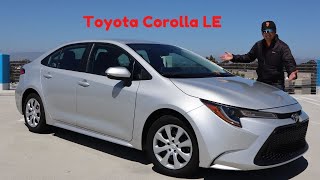 Get the New 2021 Toyota Corolla LE for the High MPGs, New Safety Features, and Reliability! Review