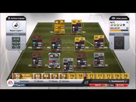 comment appliquer forme equipe fut 15