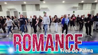 ROMANCE Fred DE Palma Coreografia Joey&amp;Rina || TUTORIAL || Balli diN gruppo 2022 Line Dance