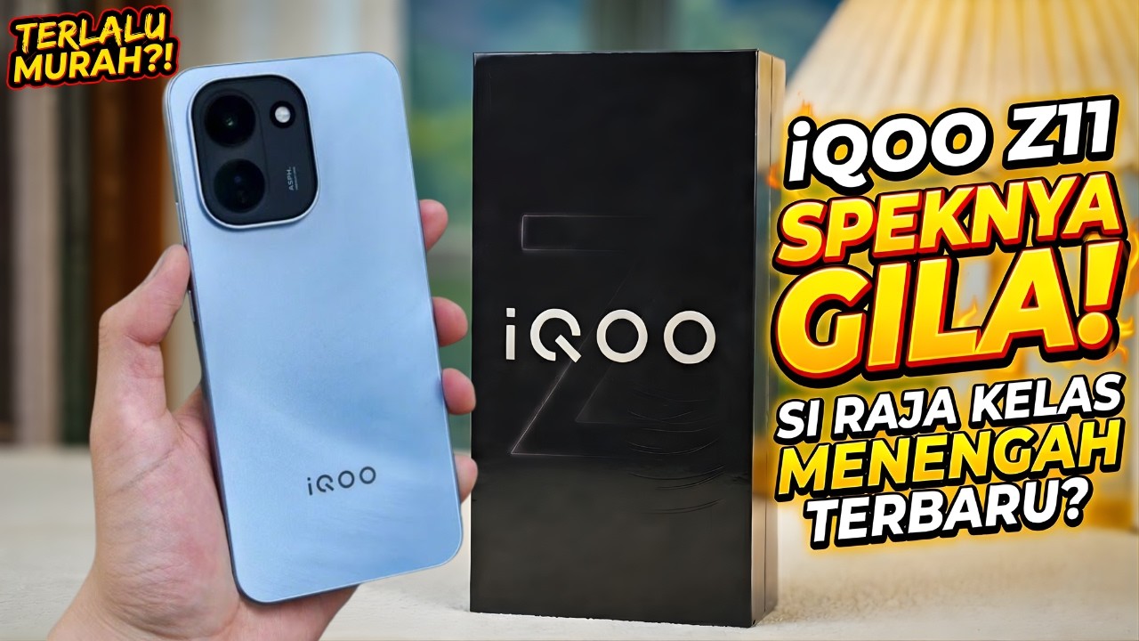 GILA POCO DIBIKIN PANIK‼️IQOO Z11 BATERAI 9020MAH +  LAYAR 165HZ