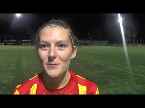 Chiara Wielockx na KV Mechelen - Standard op 30.10.2021