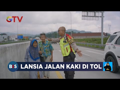 Viral Kakek dan Nenek ini Nekat Jalan Kaki Susuri Tol Cisumdawu demi Ketemu Cucu