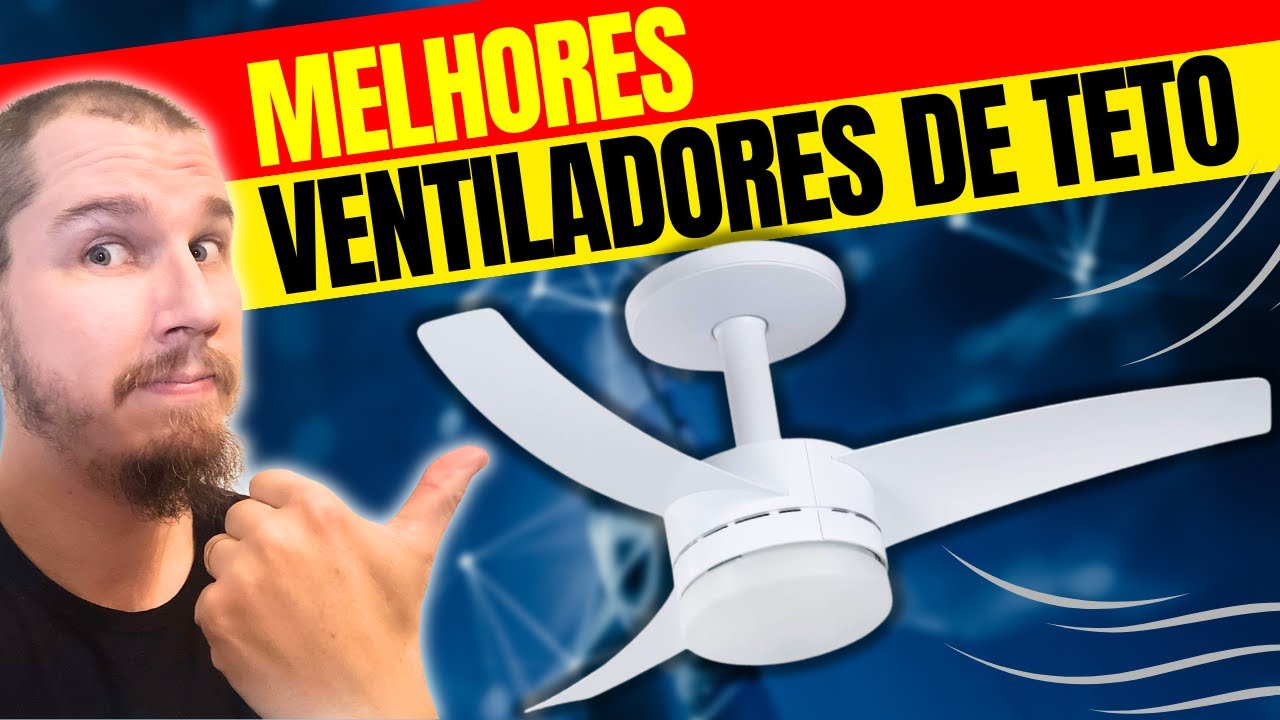 TOP 5 Melhores VENTILADOR DE TETO 2025 ▶ Silencioso, Com Controle, Bom e Barato