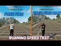 FREE FIRE VS FREE FIRE MAX RUNNING SPEED TEST Shorts