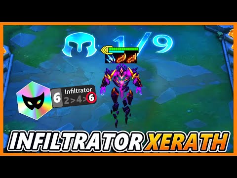 *FUNNY* METEOR SHOWER XERATH (6 INFILTRATOR) - BunnyFuFuu | Teamfight Tacatics