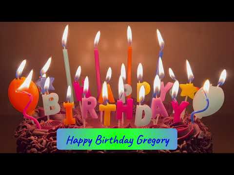 Bet you to find your name! Gregory Happy Birthday wishes and song Gregory Feliz cumpleaños.