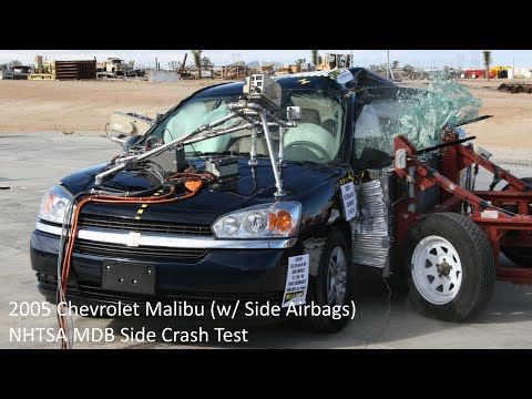 2005-2008 Chevrolet Malibu / Malibu Classic NHTSA MDB Side Crash Test (w/ Side Airbags)