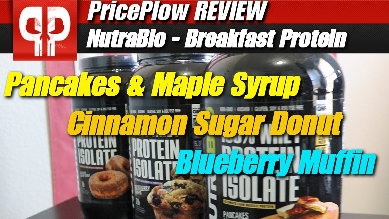 BEST Whey Protein ISOLATE 2019: NutraBio's BREAKFAST Flavors!
