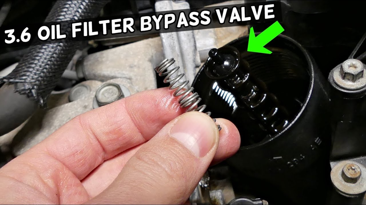 DODGE JOURNEY 3.6 OIL FILTER BYPASS VALVE WHAT IT IS FOR AND HOW TO REPLACE