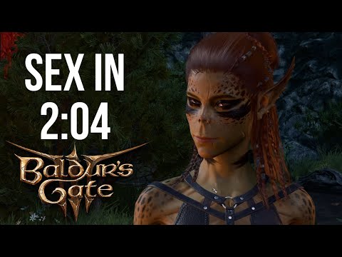 Speedrunning Getting Laid in Baldur's Gate 3 in 2 Minutes (Former World Record)
