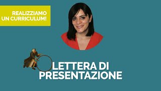 Lettera di presentazione