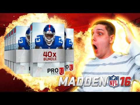 Madden 16 Ultimate Team LIVE 40 PACK BUNDLE Opening! - FIRE PULLS! ELITES ON ELITES - Part 1
