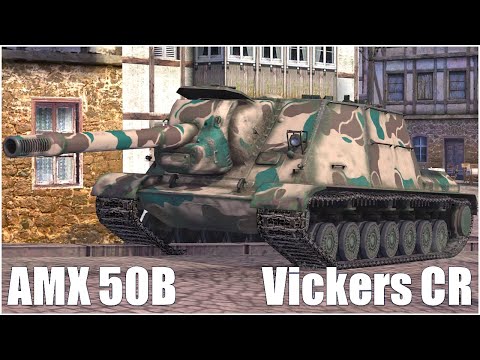 WZ-111G FT, AMX 50B & Vickers CR ● WoT Blitz