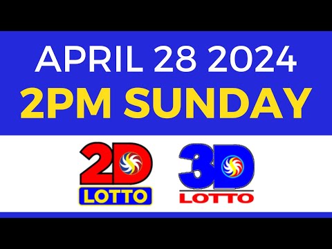 2pm Lotto Result Today April 28 2024 Complete Details