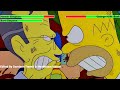 Homer Simpson Bart Simpson Vs George H W Bush With Healthbars 16K Subscriber Special