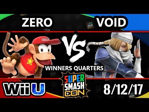 Smash Con 2017 Smash 4 - TSM | Zero (Diddy Kong) vs. CLG | VoiD (Sheik) - Wii U WQ