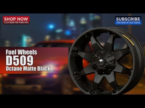FUEL WHEELS D509 Octane Matte Black