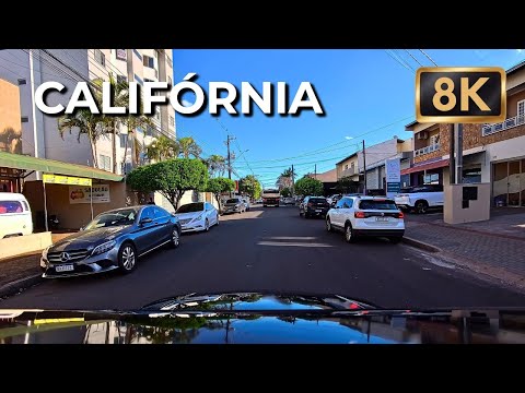 Explorando o Bairro Califórnia em Londrina PR -  Rolê de Carro 8k