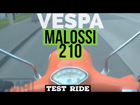 vespa SPRINT 210 1st test ride MALOSSI SPORT / FMPguides - Solid PASSion /