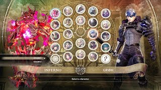 Soul Calibur 6 Character Select Screen (All Day 1 Characters)