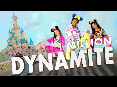 BTS (방탄소년단) DYNAMITE | DISNEYLAND PARIS Choreo | 1 Million Subscribers | KIDS BEST DANCE
