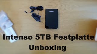 Intenso 5 TB Festplatte - Unboxing